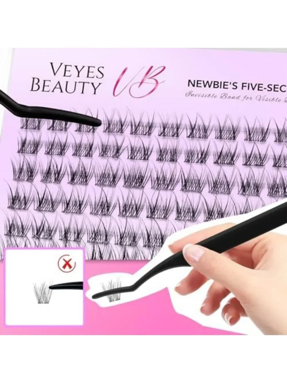 Luxe Bold Lash Clusters Kit for Beginners | Easy Five-Second Eyelash Application